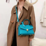 Crocodile Small Women Handbag Single Shoulder Bag