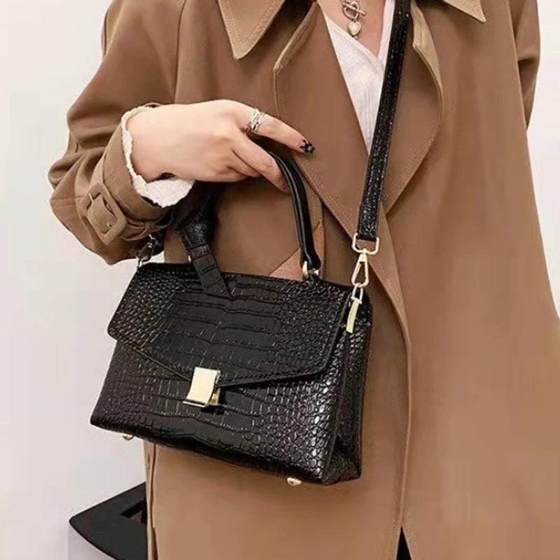 Crocodile Small Women Handbag Single Shoulder Bag