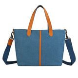 Canvas Shoulder Crossbody Bag Large Capacity Tote Ladies Casual Handbag