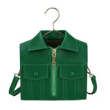 Women's PU Rivet Handbags One Shoulder Messenger Bag