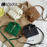 Women's PU Rivet Handbags One Shoulder Messenger Bag