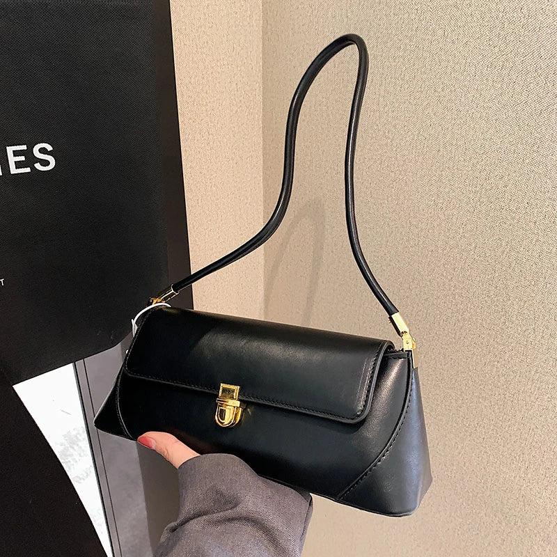 Women's Retro Top Handle Bag Purple Shoulder Handbag