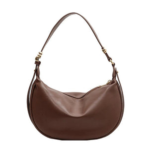 Soft Leather Crossbody Bag Vintage Brown Shoulder Bag