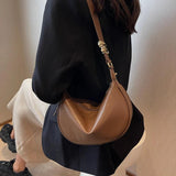 Soft Leather Crossbody Bag Vintage Brown Shoulder Bag