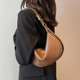 Soft Leather Crossbody Bag Vintage Brown Shoulder Bag