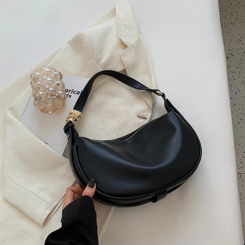 Soft Leather Crossbody Bag Vintage Brown Shoulder Bag