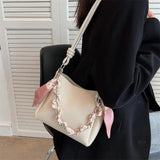 Chain Pattern Shoulder Bag for Women Large Capacity Handbag