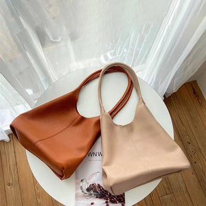 Women's Travel Shoulder Bag Vintage Soft Leather Handbag Tote