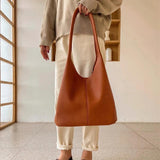 Women's Travel Shoulder Bag Vintage Soft Leather Handbag Tote