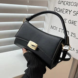 Solid Pattern Shoulder Bag for Women Crossbody