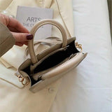 Women's Retro Shoulder Messenger Bag Ladies Casual Small Square Bag