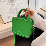Women's Retro Shoulder Messenger Bag Ladies Casual Small Square Bag