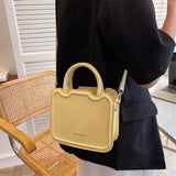 Women's Retro Shoulder Messenger Bag Ladies Casual Small Square Bag