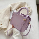 Women's Retro Shoulder Messenger Bag Ladies Casual Small Square Bag