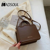 Women's Retro Shoulder Messenger Bag Ladies Casual Small Square Bag