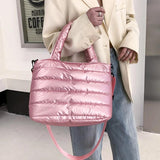 Embroidered Space Cotton Messenger Bag Women's Bag