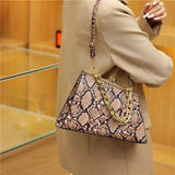Chain Serpentine Crossbody Bag for Women