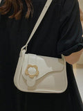 Women's Crossbody Bag Pu Leather Flap