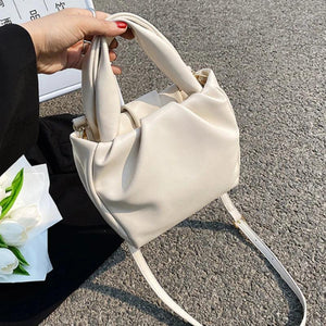 PU Leather Crossbody Bags Large Capacity Shoulder Bag Retro Tote Bag