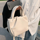 PU Leather Crossbody Bags Large Capacity Shoulder Bag Retro Tote Bag