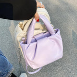 PU Leather Crossbody Bags Large Capacity Shoulder Bag Retro Tote Bag
