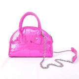 Patent Leather Women Handbag Chain Shell Bag Single Shoulder Messenger Bag