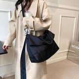 Large Oxford Shoulder Side Bags for Women Casual Style
