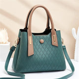 Large Capacity Women's Shoulder Bag, Lingge Messenger Bag