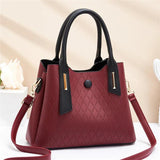 Large Capacity Women's Shoulder Bag, Lingge Messenger Bag