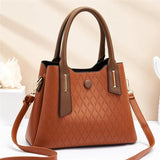 Large Capacity Women's Shoulder Bag, Lingge Messenger Bag