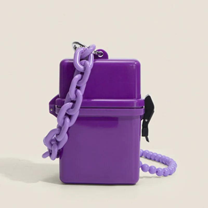 Transparent Shoulder Bag Mini Square Bag