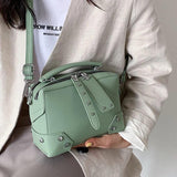 Rivet Women Handbag Small Square Messenger Bag
