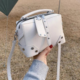 Rivet Women Handbag Small Square Messenger Bag