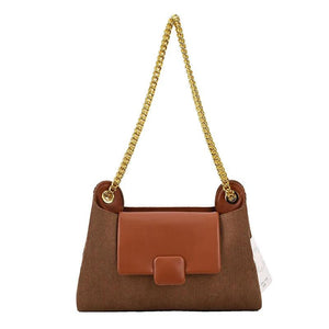 Winter Corduroy Chain Crossbody Bags for Women