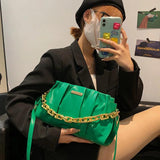 Leather Shoulder Bags for Women Handbags Party Evening Clutch Bag