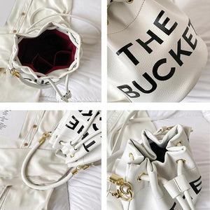 Candy Women's Handbags Drawstring Bucket Bag Shoulder Crossbody Tote