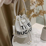 Candy Women's Handbags Drawstring Bucket Bag Shoulder Crossbody Tote
