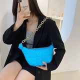 High Women's Thick Chain Small Bag Winter Handbags