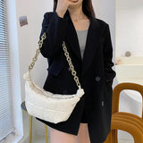 High Women's Thick Chain Small Bag Winter Handbags