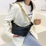 High Women's Thick Chain Small Bag Winter Handbags