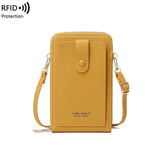RFID Multi-function Touch Screen Cell Phone Bag Girl Purse