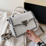 Retro Women's Square Bag Chain Tote Messenger Bag