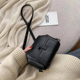 Women's Small Shoulder Bag PU Leather Messenger Bag Flip Design