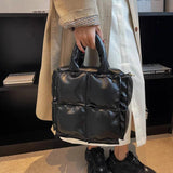 Small Leather Top Handle Tote Bag for Women