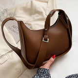 Vintage Bucket Crossbody Bag Women Shoulder Bag All-match Messenger Handbag