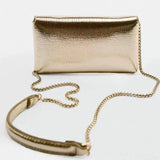 Vintage Shoulder Bag Thick Chain Messenger Bags Soft Flap Shoulder Crossbody Bag