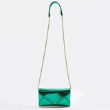 Vintage Shoulder Bag Thick Chain Messenger Bags Soft Flap Shoulder Crossbody Bag