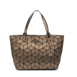 Geometric Quilted Beach Tote Bag Shoulder Bags for Women