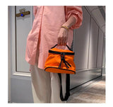 Waterproof Oxford Women Crossbody Bag Saddle Shoulder Bag Green