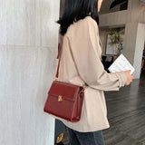 Leather Crossbody Bag for Women - Brown Handbag, Shoulder Bag, Purses